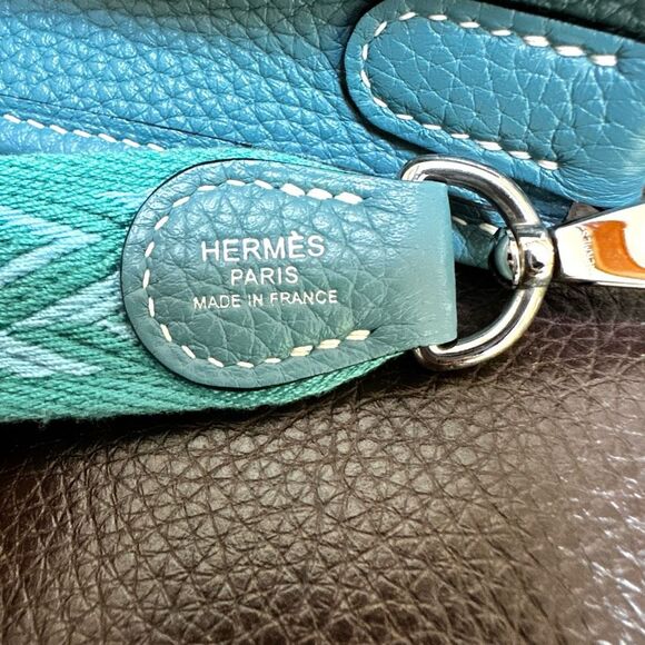 Hermes EVELYNE 16 Blue Jean Used Once - Picture 8 of 14